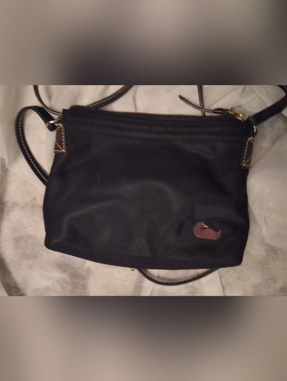 Dooney Bourke Black Crossbody Bag Casual Everyday Carry
